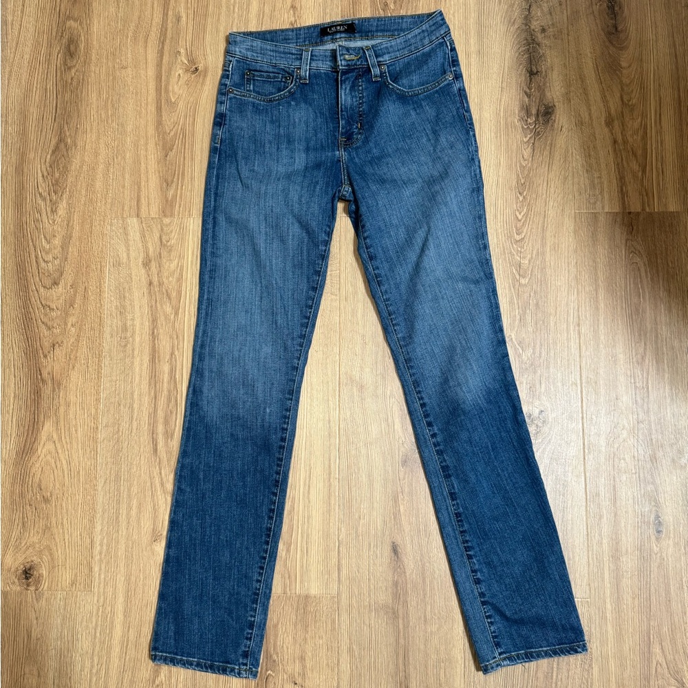 Ralph Lauren Black Label Straight Legs Women's Jeans size 6 30inch inseam